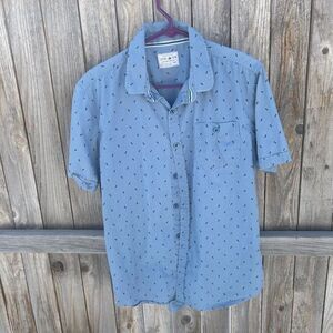 Vintage Level Ten collared button down short sleeve size large